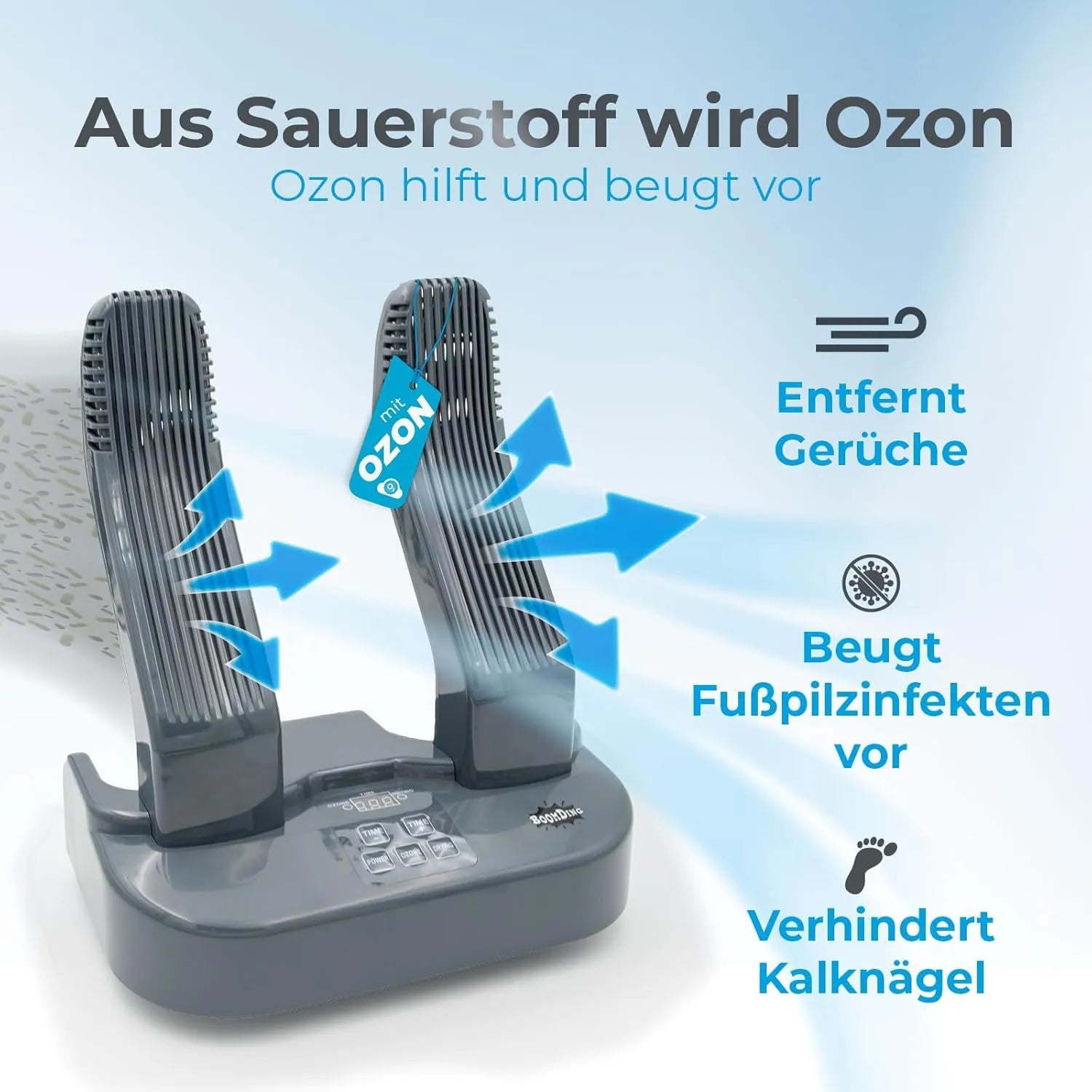 Schuhtrockner mit Ozon - Vorteile eines elektrischen Schuhtrockners zusammengefasst