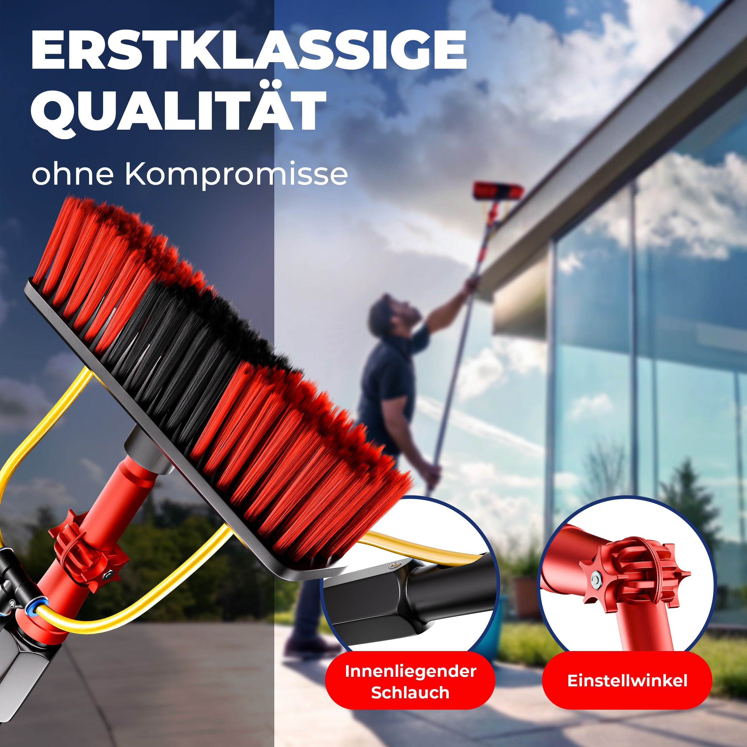 Teleskop Waschbürste