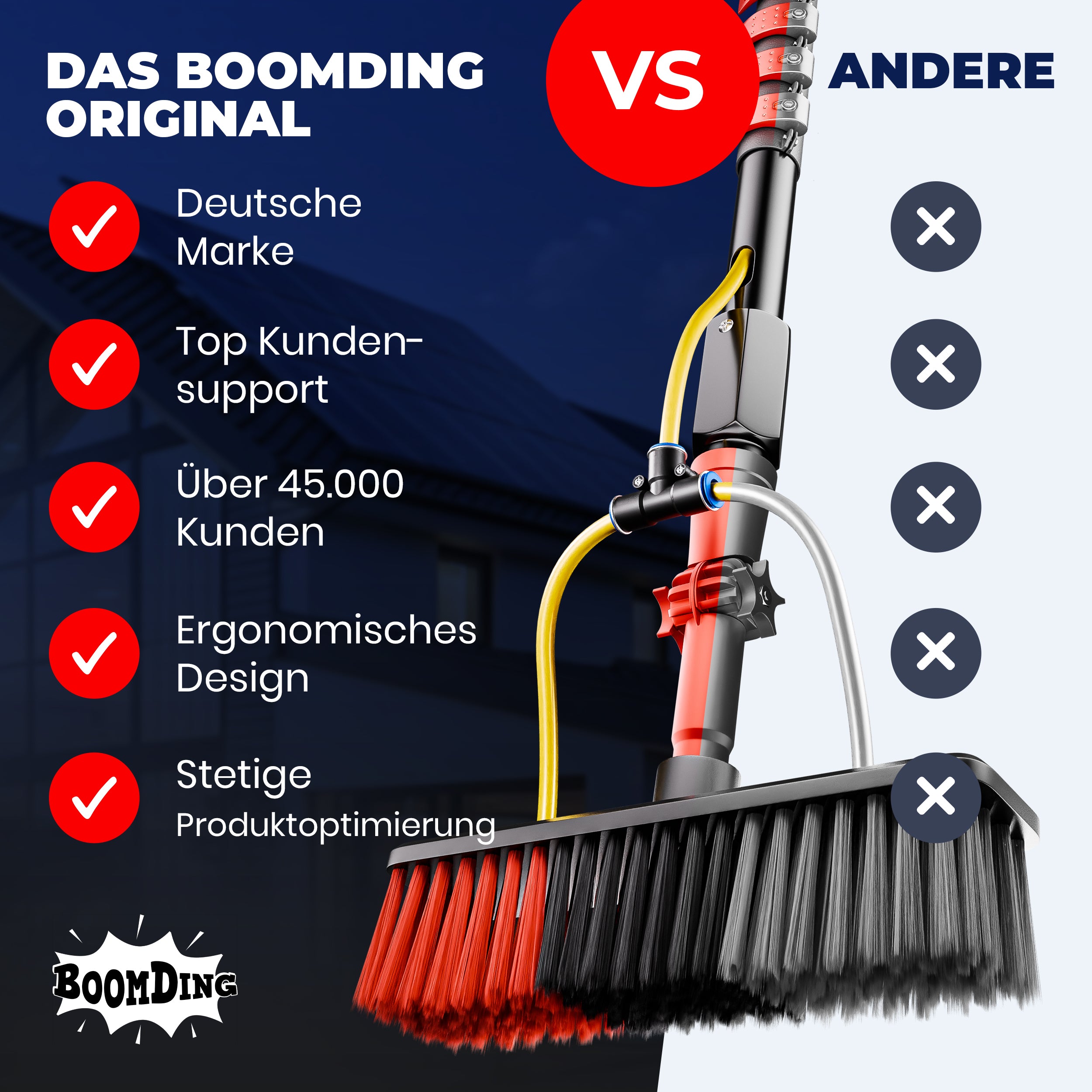 Teleskop Waschbürste