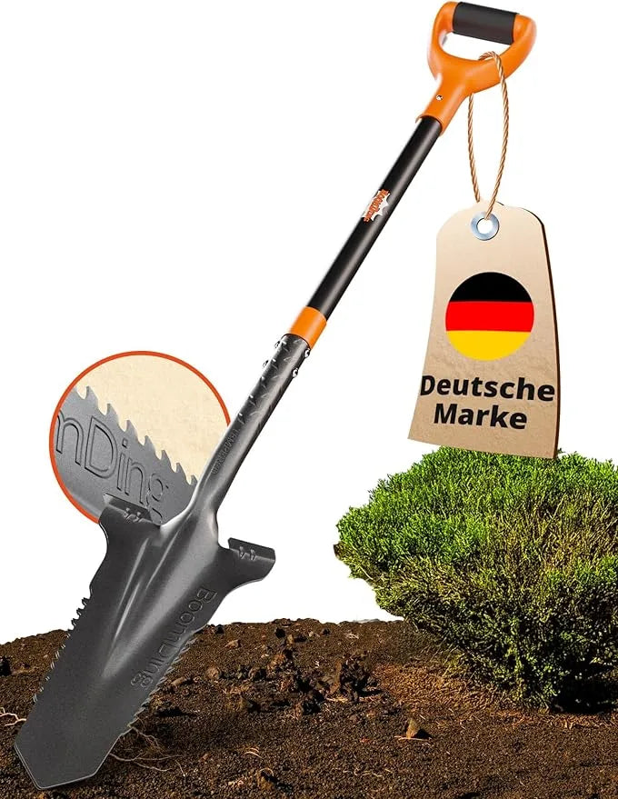 Wurzelspaten mit Säge - die neue Art des Umgrabens