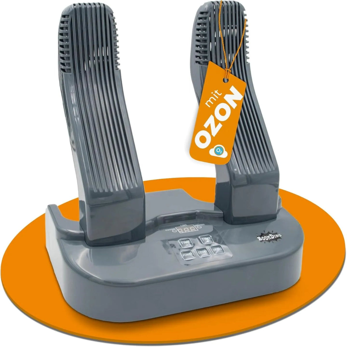 Schuhtrockner elektrisch für Schuhe mit Ozonfunktion – Frontansicht des Geräts