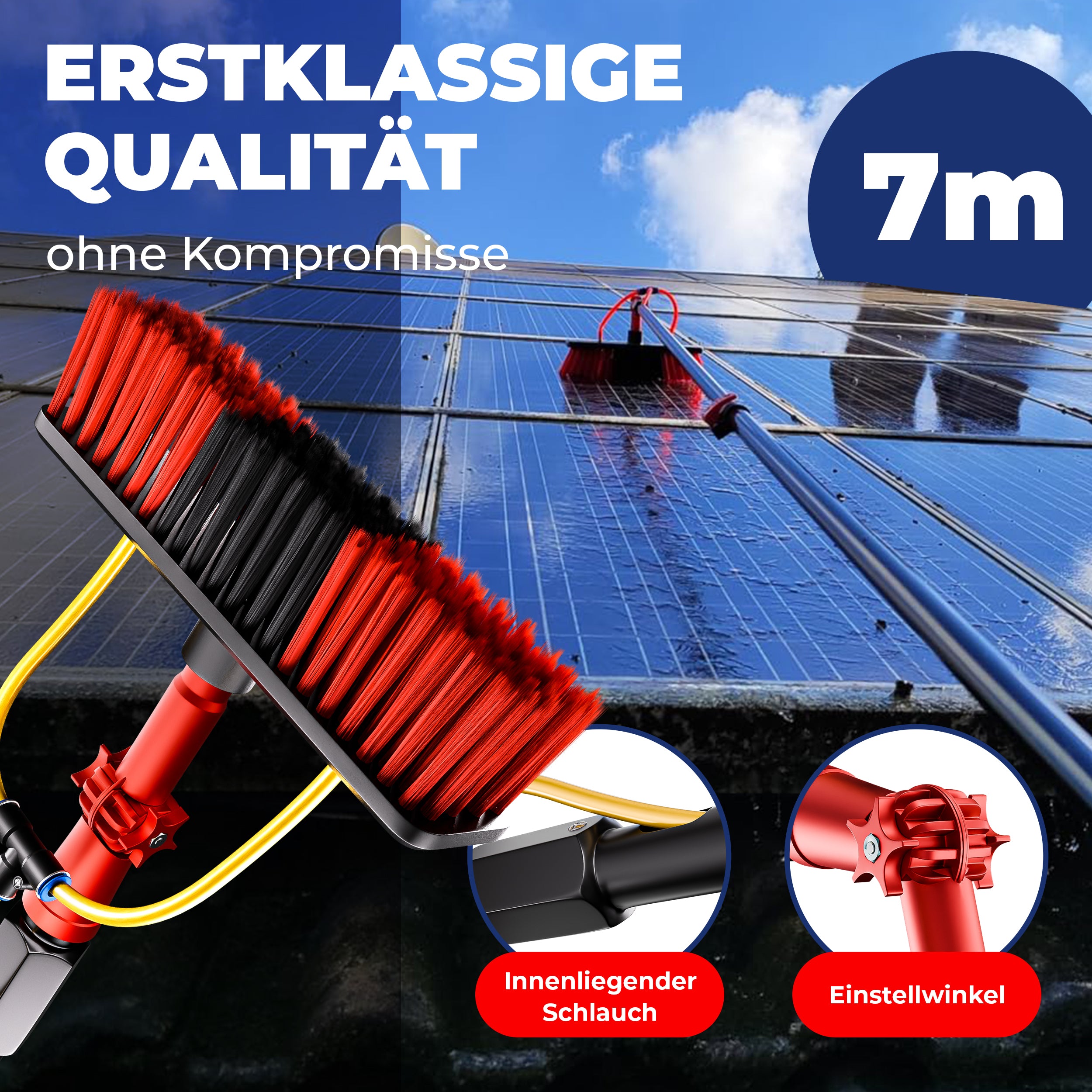Teleskop Waschbürste 7 Meter